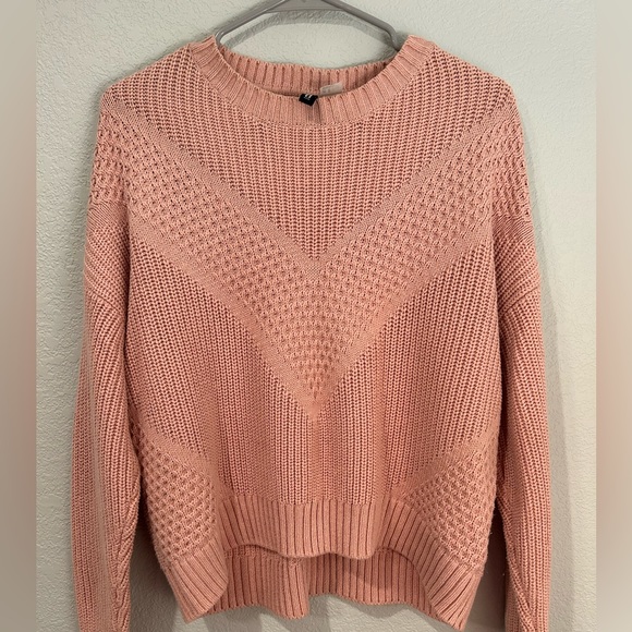 H&M Knit Sweater, baby pink color - Picture 7 of 7